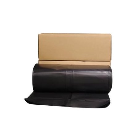 Poly-America 6 MIL 20' X 100' BLACK POLYETHYLENE SHEETING CF0620B